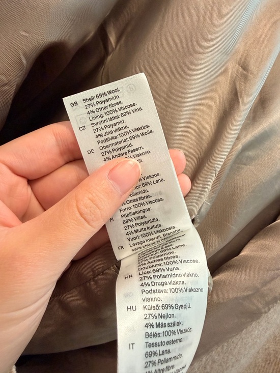 COS Oversized Rounded Wool Coat - Picture 6 of 6